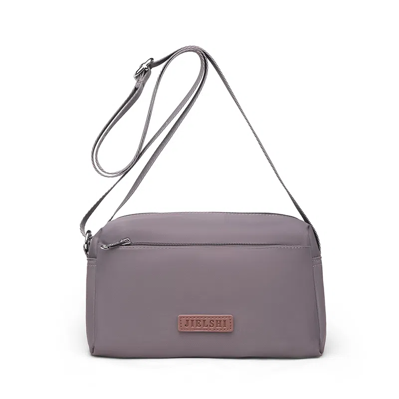捷朗仕 纯色休闲简约日常通勤时尚百搭 尼龙布 单肩斜挎包 男女同款情侣款 多色