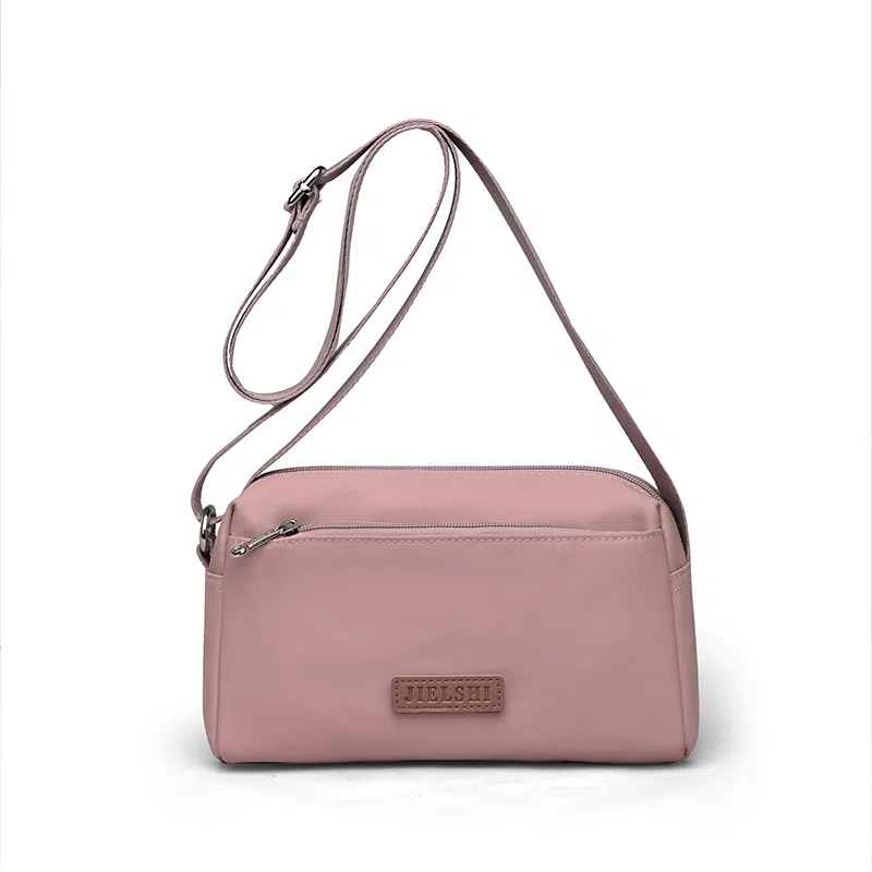 捷朗仕 纯色休闲简约日常通勤时尚百搭 尼龙布 单肩斜挎包 男女同款情侣款 多色