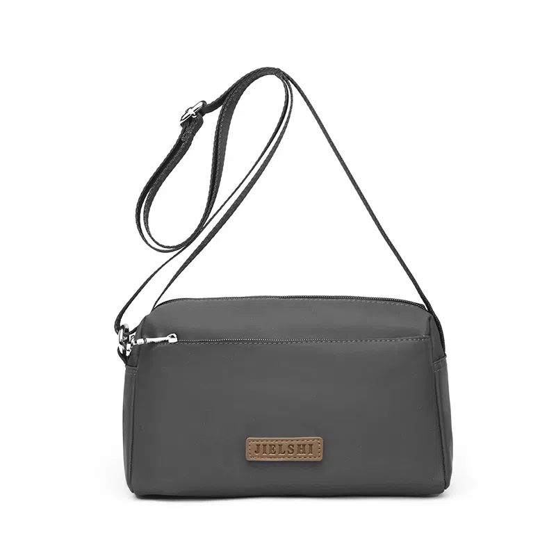 捷朗仕 纯色休闲简约日常通勤时尚百搭 尼龙布 单肩斜挎包 男女同款情侣款 多色