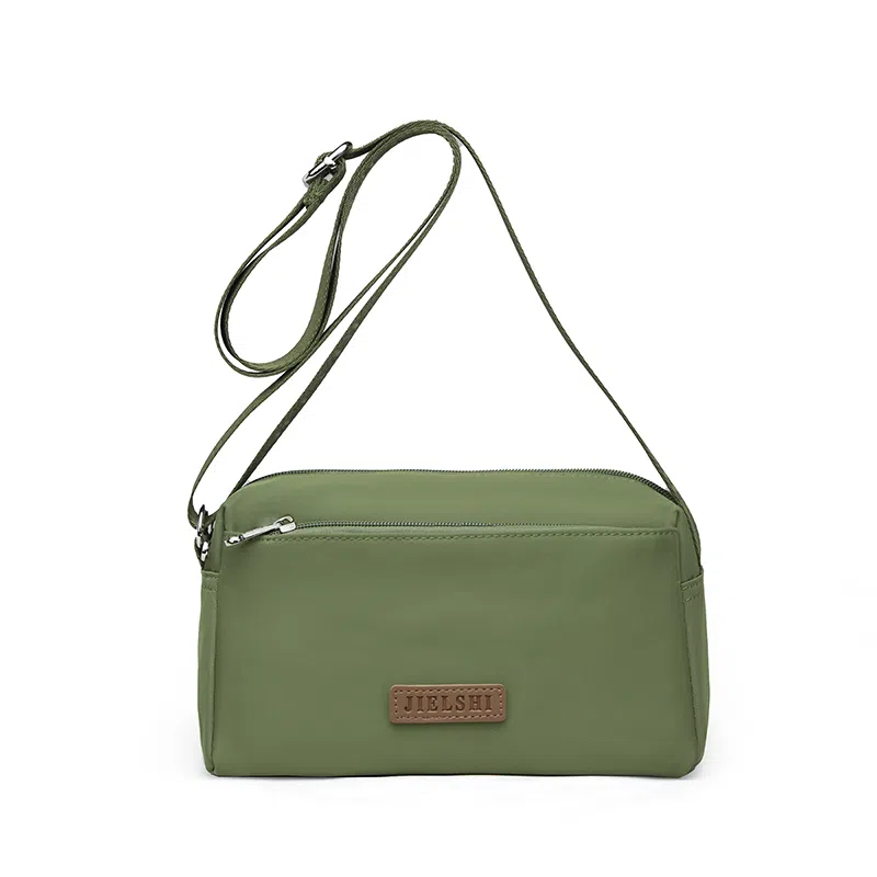 捷朗仕 纯色休闲简约日常通勤时尚百搭 尼龙布 单肩斜挎包 男女同款情侣款 多色