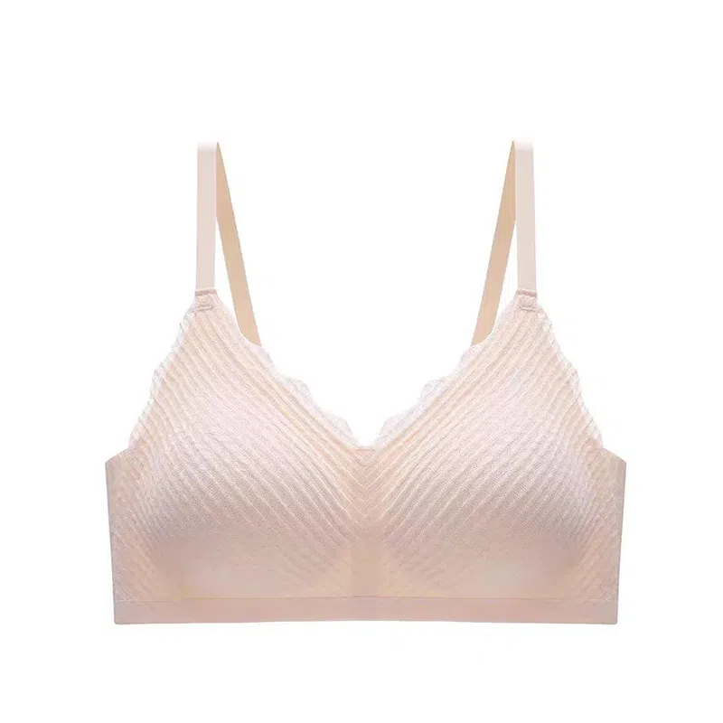 棉基因 无钢圈薄款无痕小胸聚拢收副乳透气文胸 女款 组合装