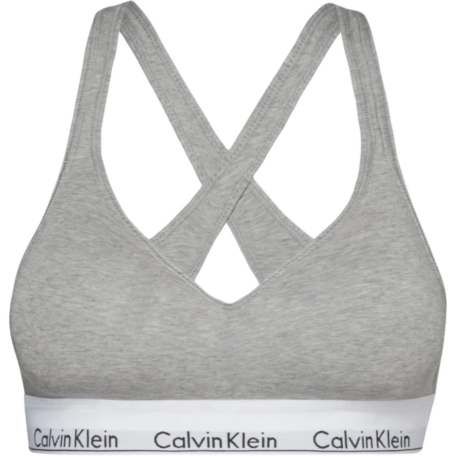 Calvin Klein SS23 V-Neck Bra Grey