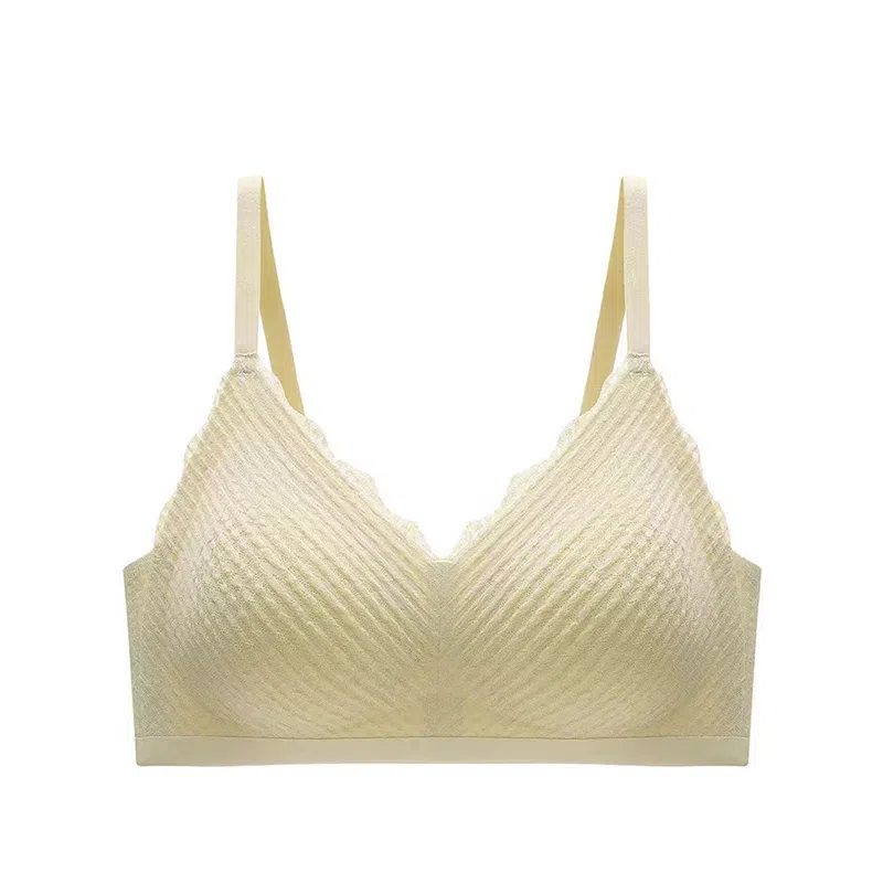 棉基因 无钢圈薄款无痕小胸聚拢收副乳透气文胸 女款 组合装