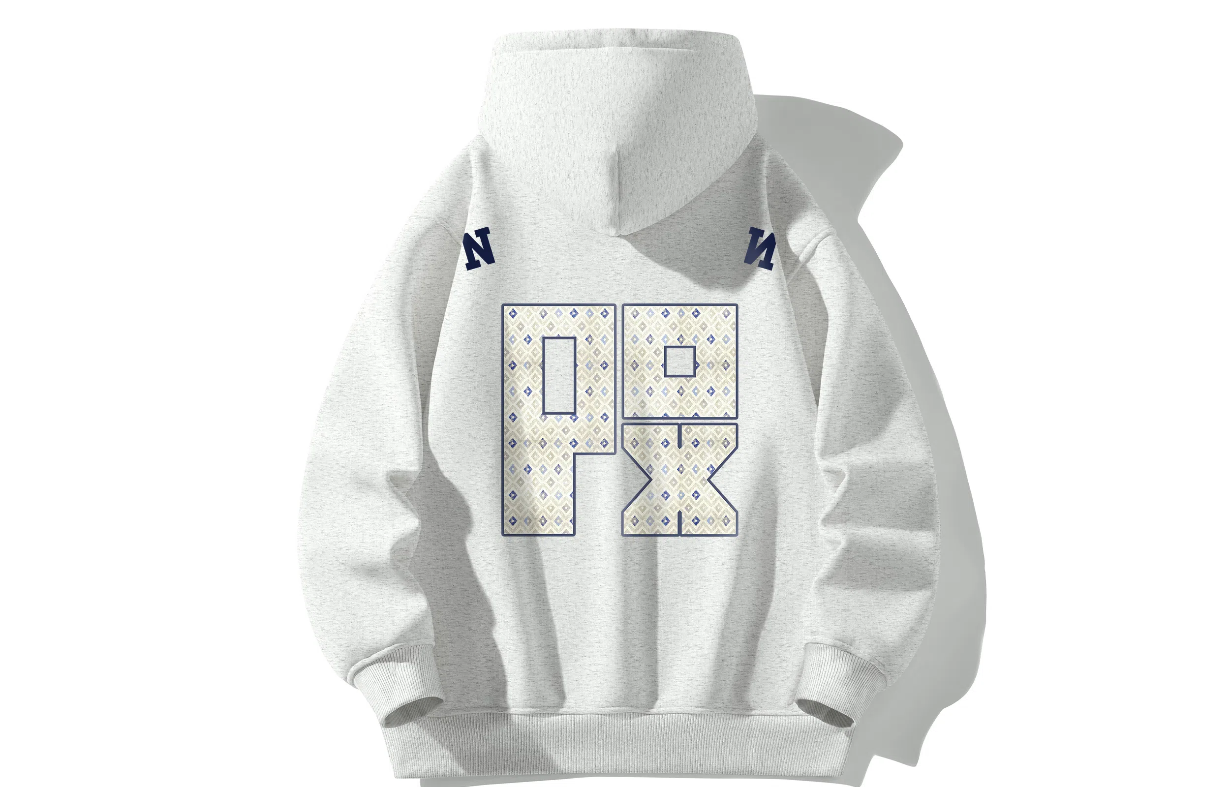 PISYPOX Letter Print Hoodie