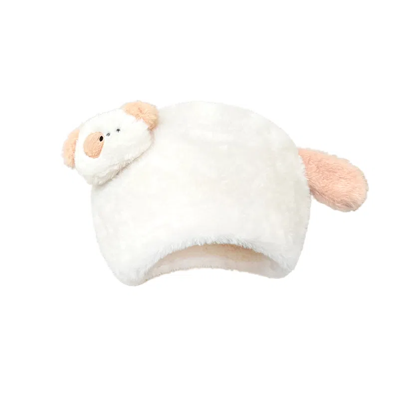 SLEEPYWALK Cute Cartoon Dog Plush Beret