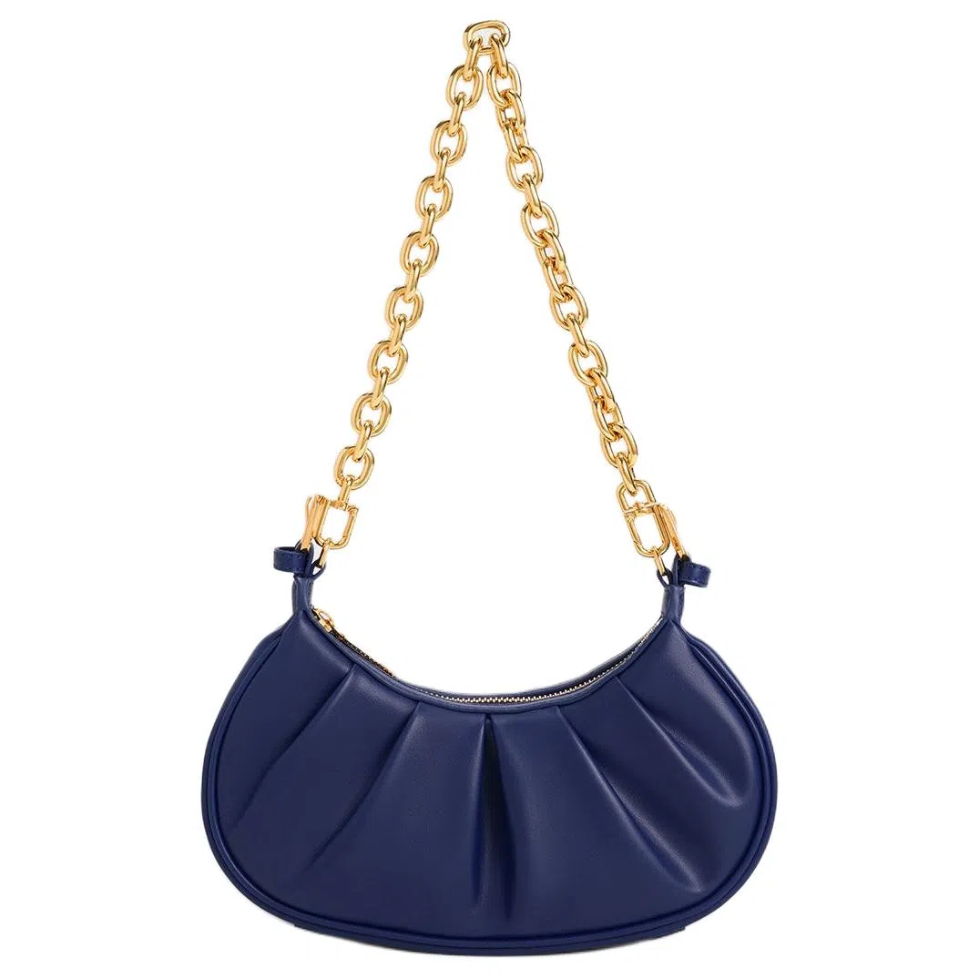 CHARLES&KEITH Vintage Pleated Zipper Bag