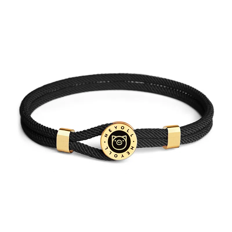 灰鱼 十二生肖红绳原创小众设计新中式国潮风蛇年本命年简约高级感轻奢复古个性手工编织绳编制手绳叠戴好运 合金 手链 男女同款情侣款