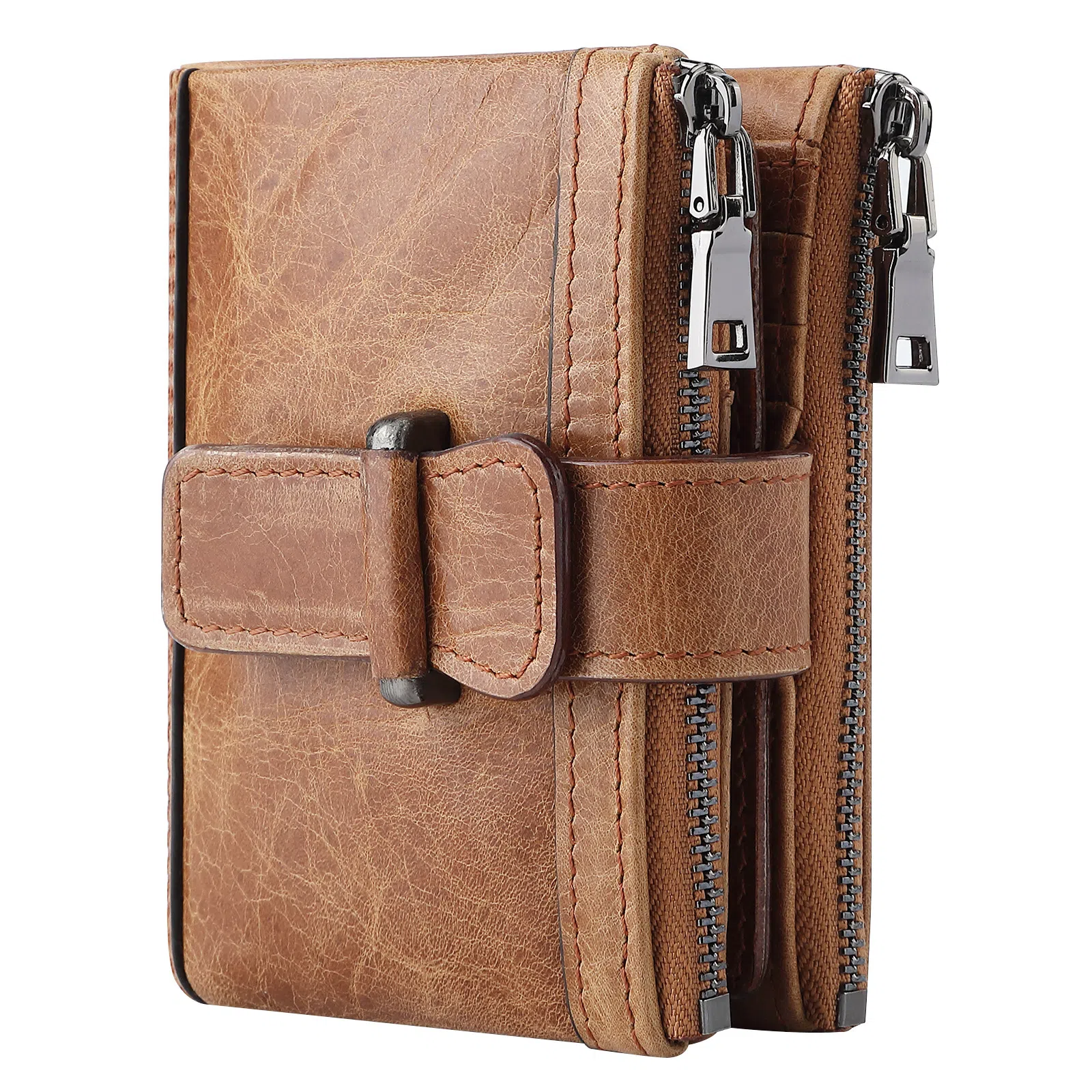 DOSRFINI Multi-Card Anti-Theft Leather Wallet