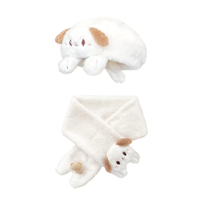 SLEEPYWALK Cute Cartoon Dog Plush Beret
