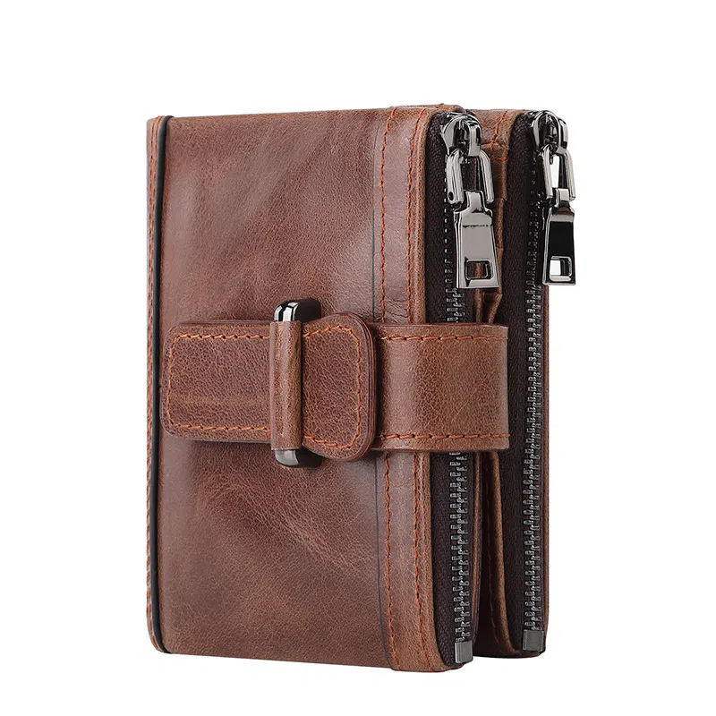 DOSRFINI Multi-Card Anti-Theft Leather Wallet
