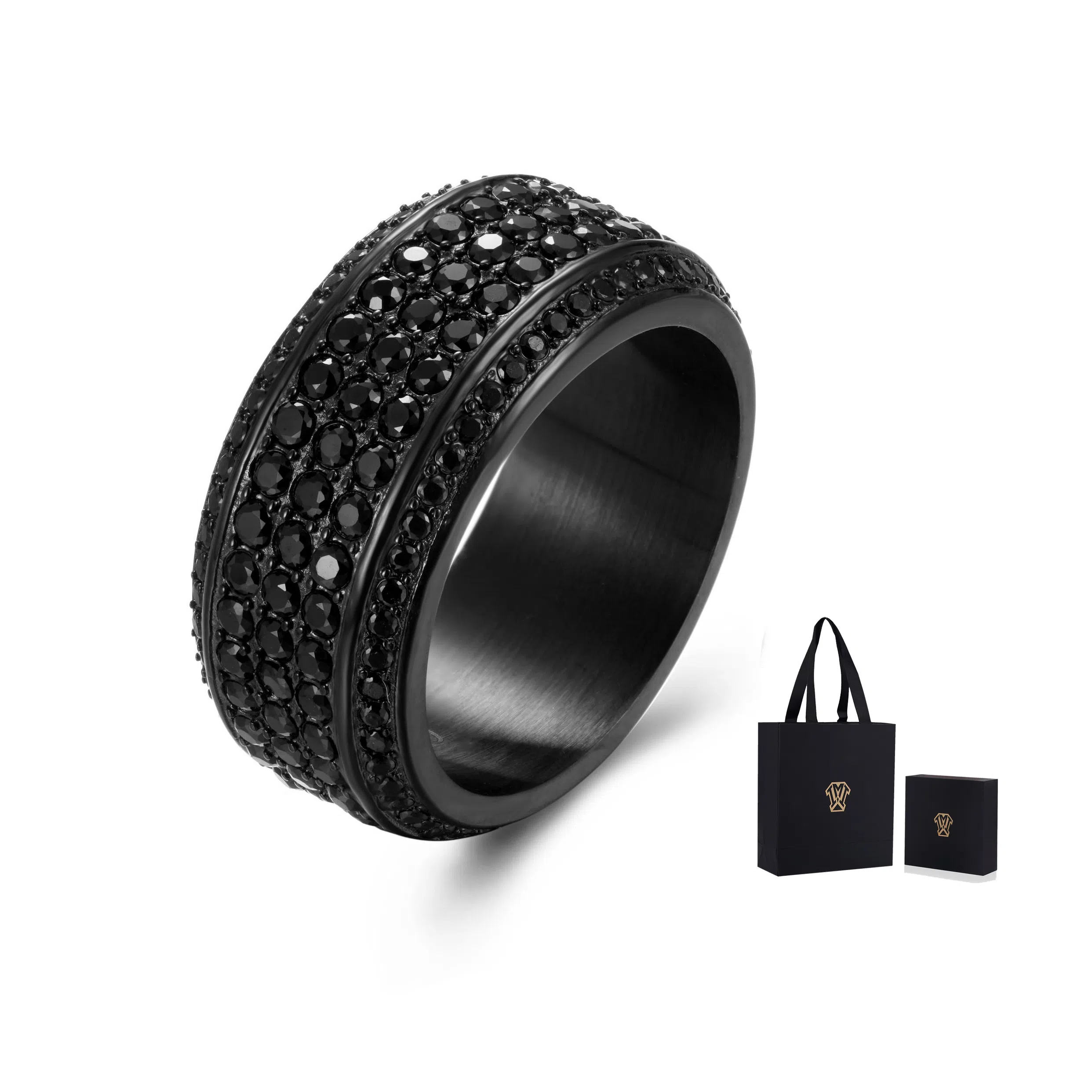ICEMOBINC BLVCK Obsidian Ring