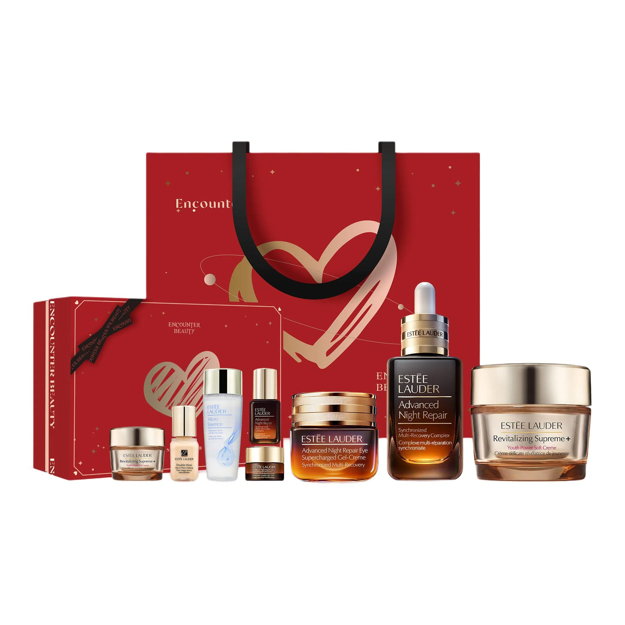 雅诗兰黛 小棕瓶 全新智妍紧塑奢宠护肤套装 淡纹提亮淡斑紧致保湿滋润补水 八件套