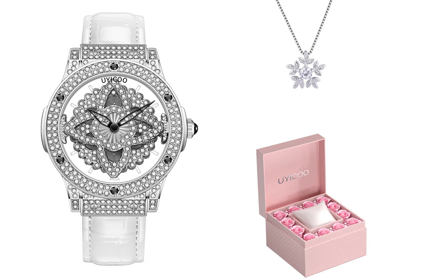 UYICOO White Moonlight Watch