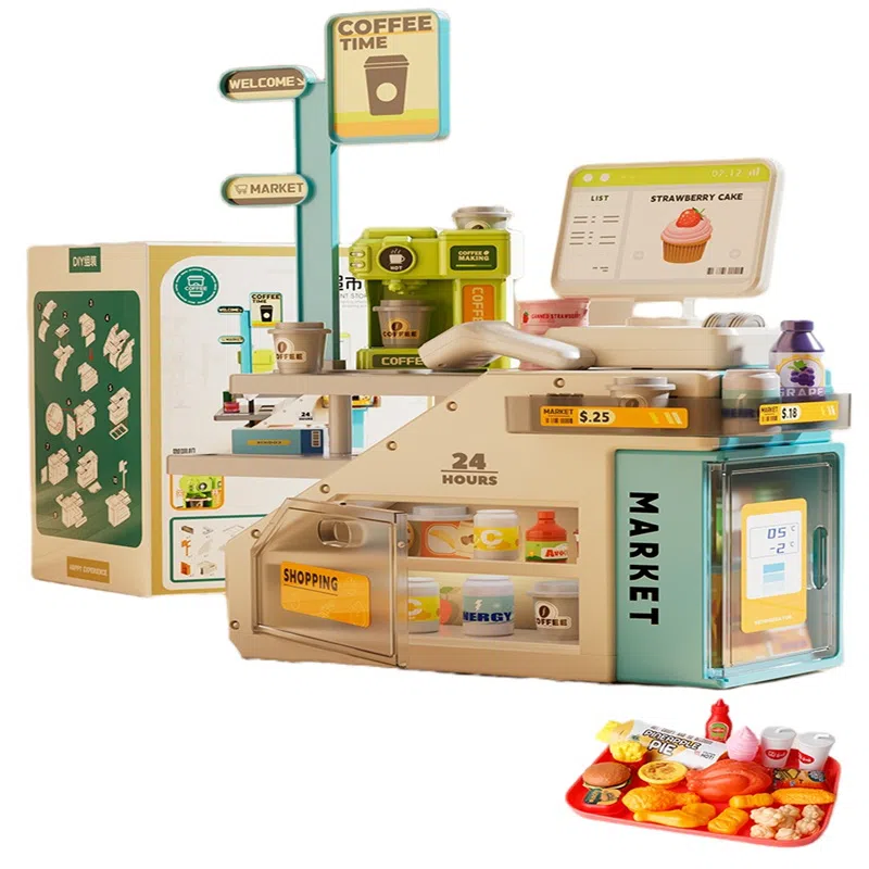 喜迪奇 超市收银机台 过家家 早教益智玩具