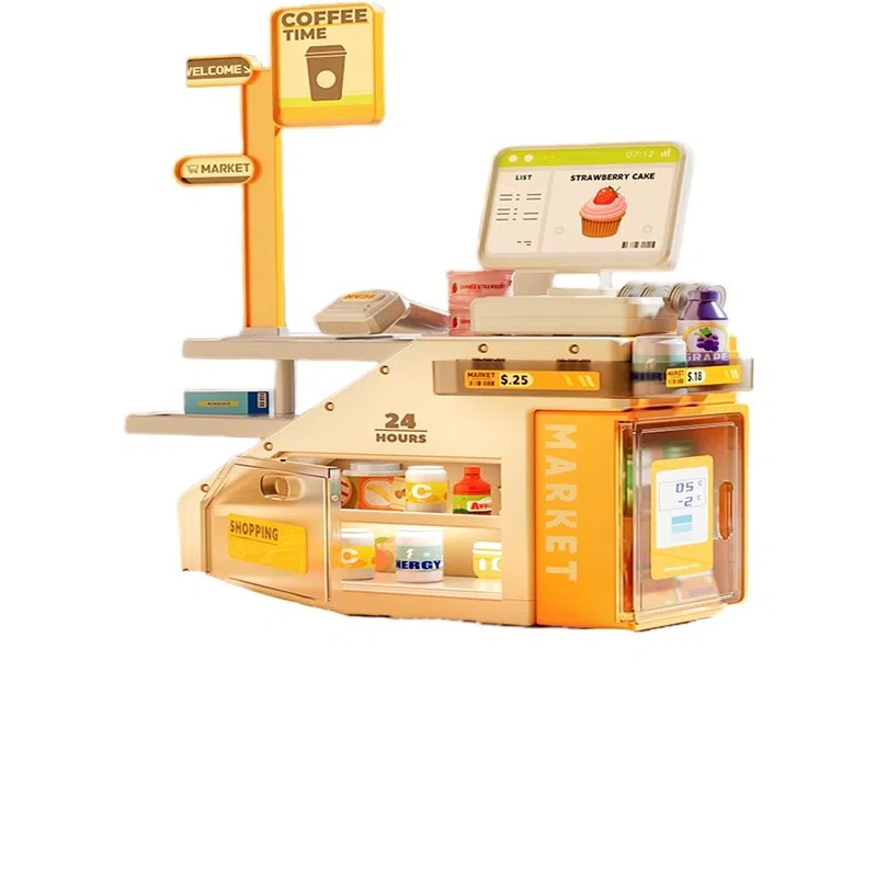喜迪奇 超市收银机台 过家家 早教益智玩具