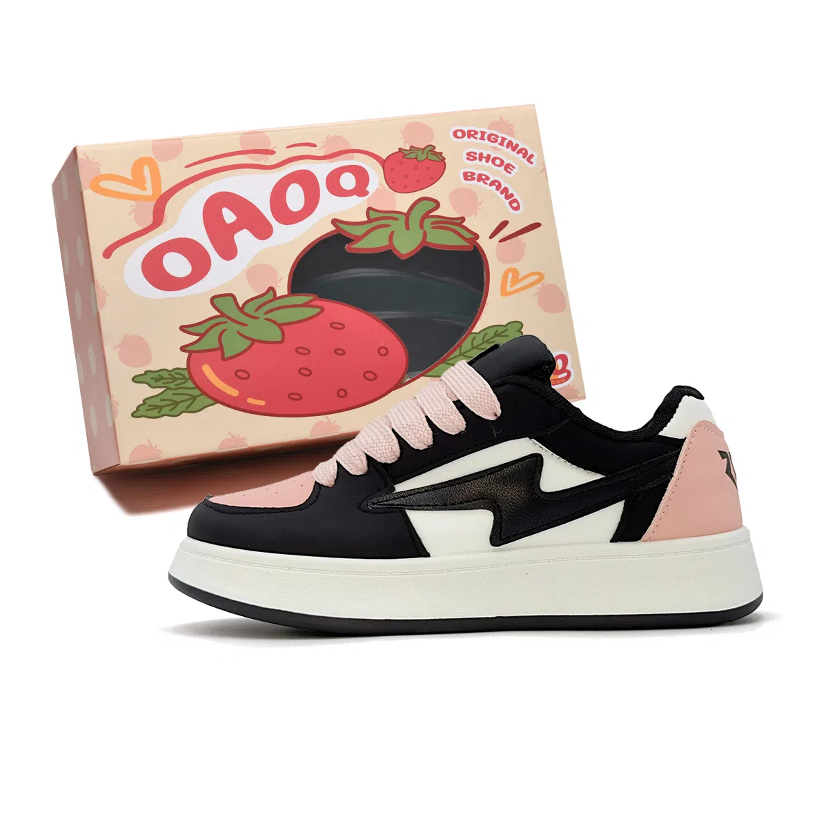 OAOQ Low Top Sneakers Beige