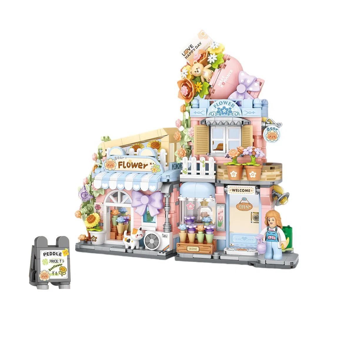 LOZ DIY 601-1000pcs LOZ4801-4802