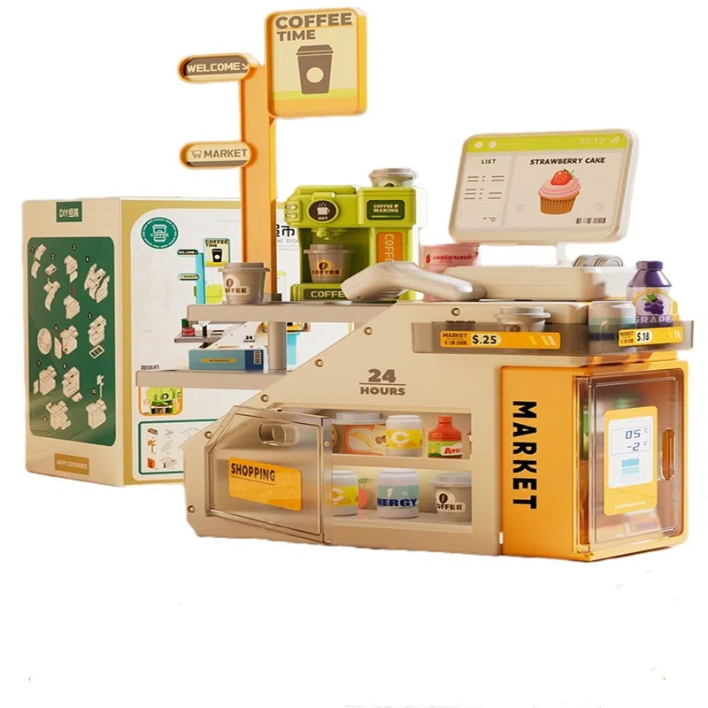 喜迪奇 超市收银机台 过家家 早教益智玩具