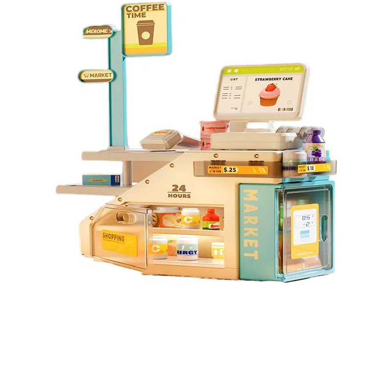 喜迪奇 超市收银机台 过家家 早教益智玩具
