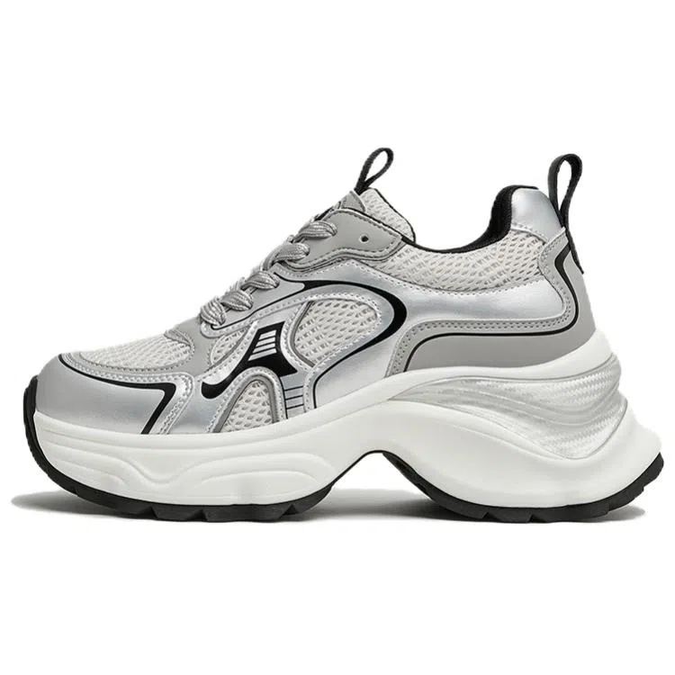 他她 时尚潮流舒适厚底百搭通勤 低帮 老爹鞋 女款