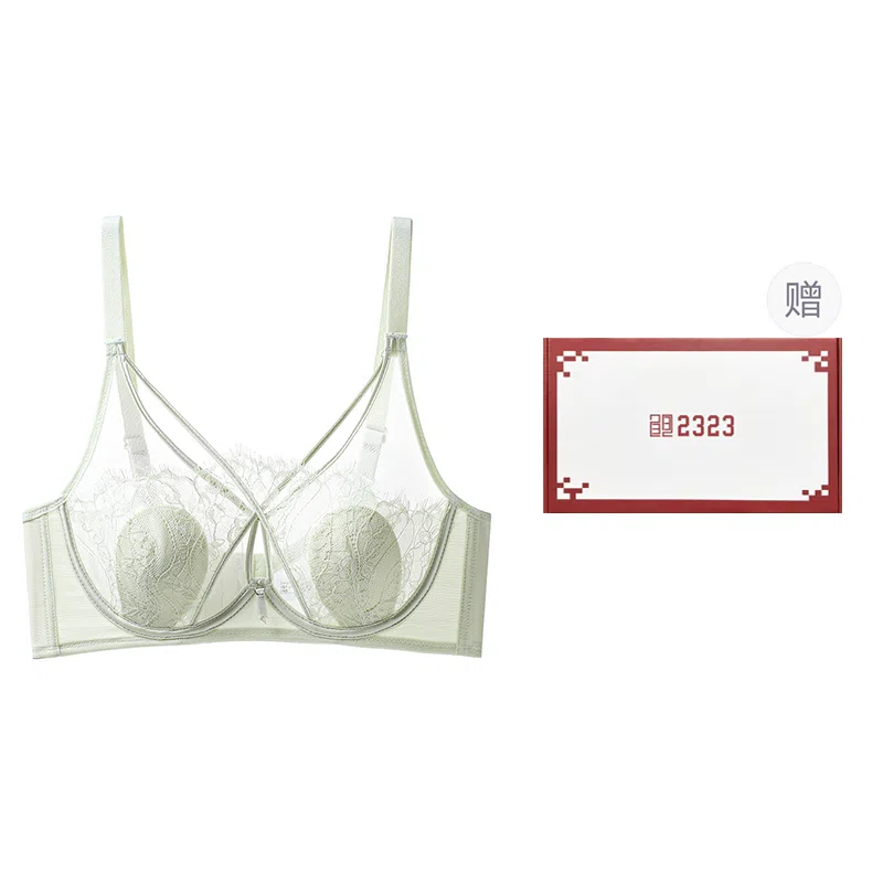 二三二三 软钢圈植物花卉收副乳防下垂文胸 女款
