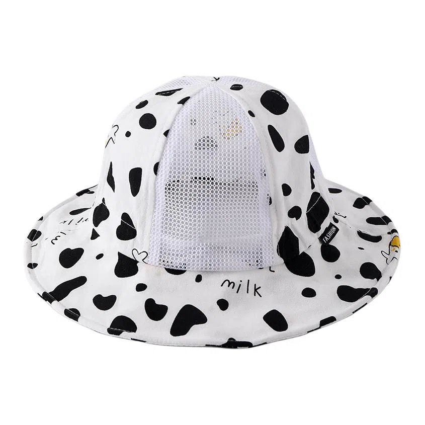 山一丸 婴儿薄款大帽遮阳网眼 棉涤 渔夫帽 儿童款