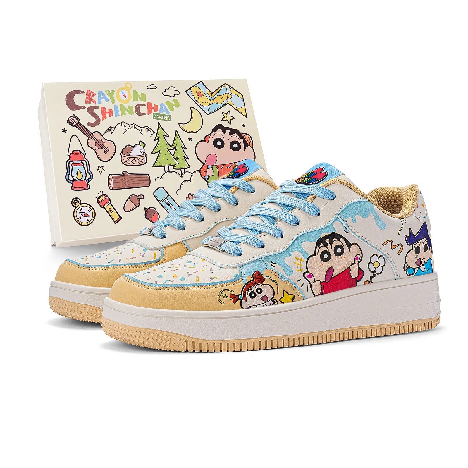Crayon Shinchan Love Pair Low Sneakers