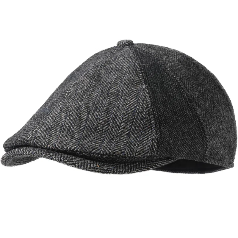 KENMONT Beret Black Grey