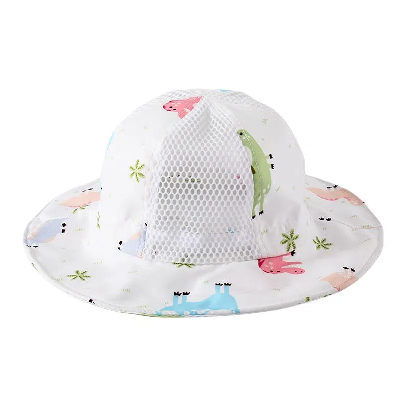 山一丸 婴儿薄款大帽遮阳网眼 棉涤 渔夫帽 儿童款