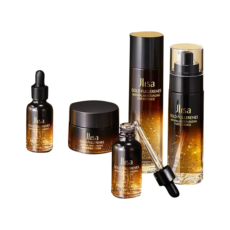 肌琳莎 黄金富勒烯舒润   护肤套装 淡斑滋润去黑头补水滋润型紧致毛孔 五件套