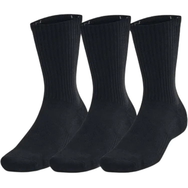 Under Armour Logo Knit Socks 3-Pack Black
