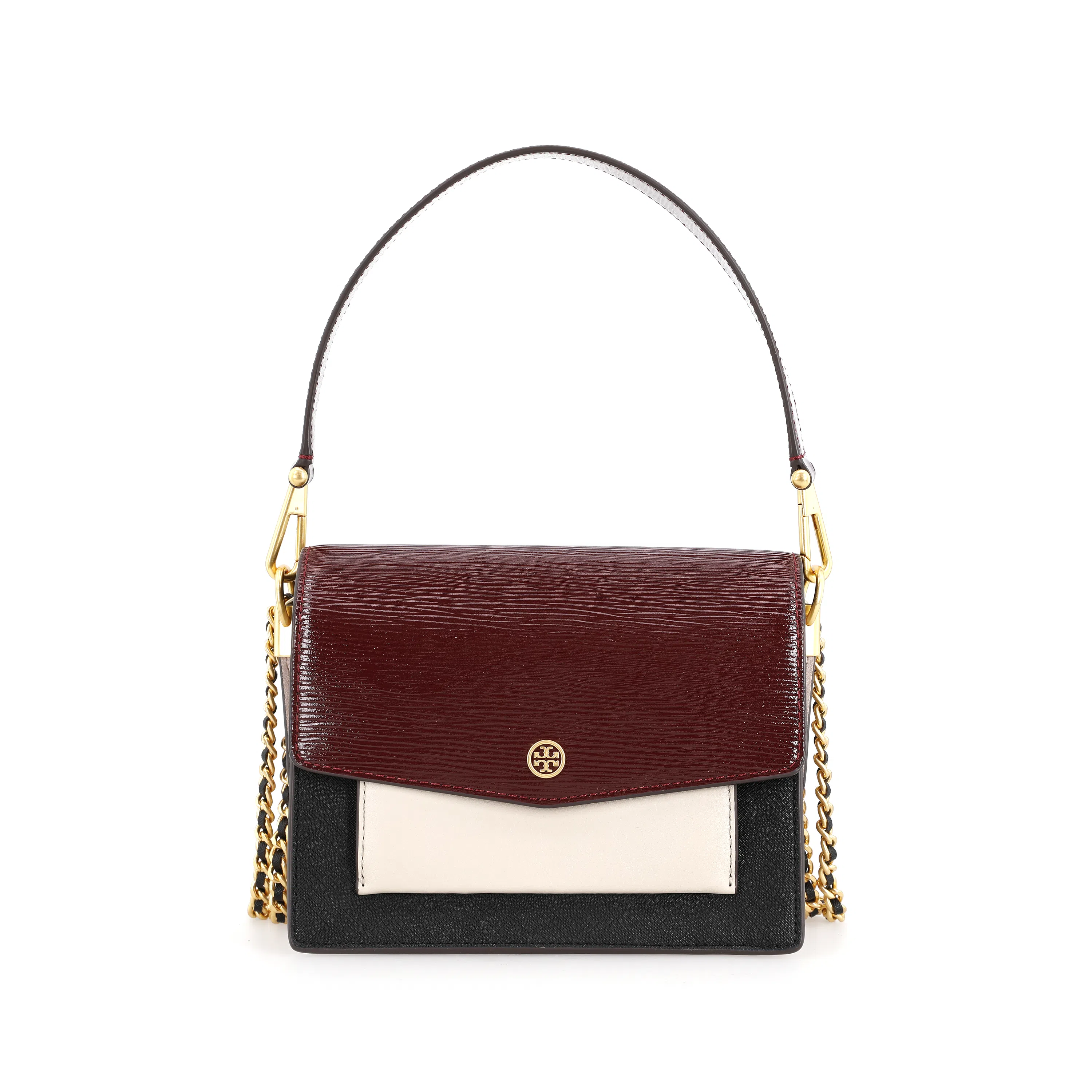 Tory Burch Robinson Brown Red