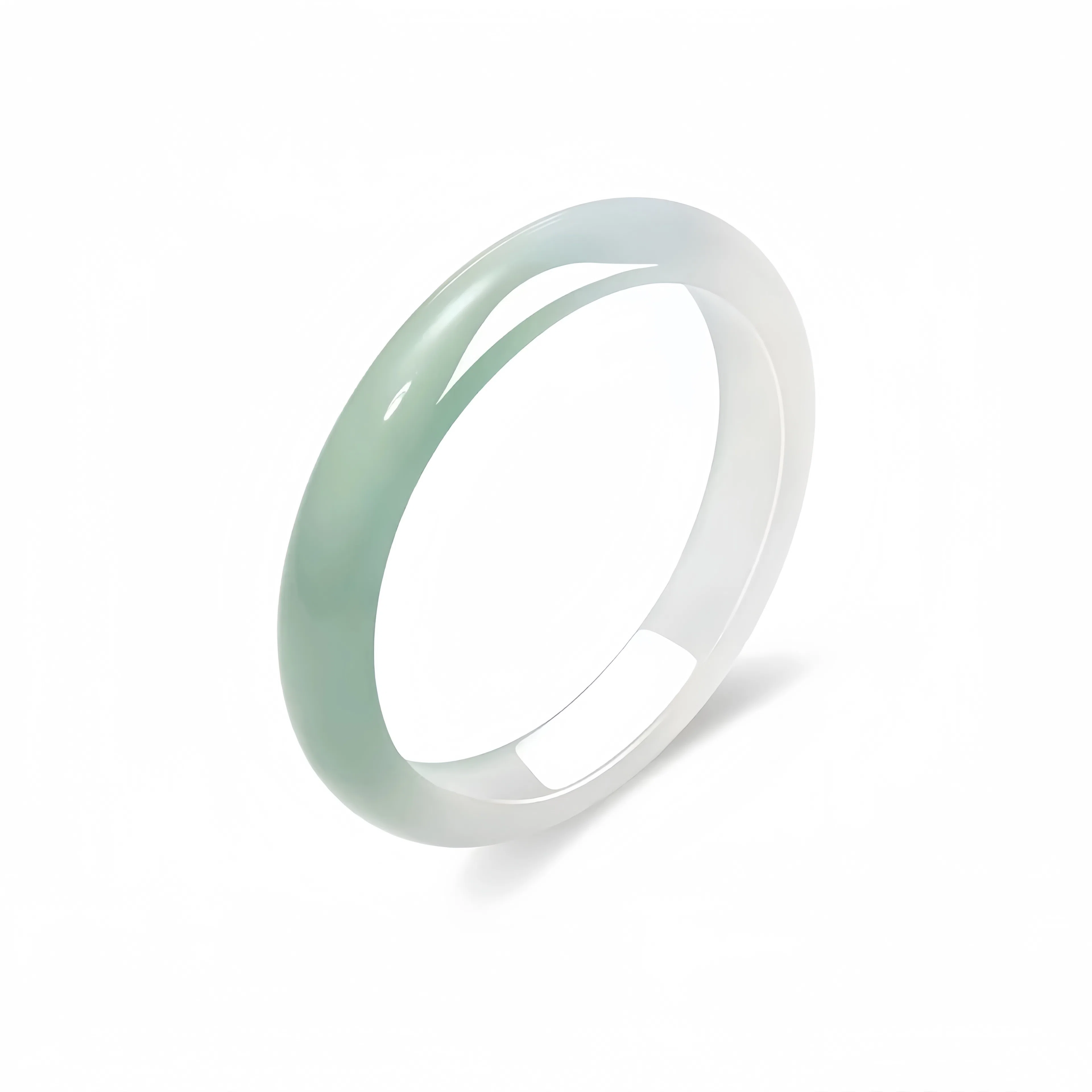 吉瑶 新中式 国风国潮  青山远黛 小众 简约  温文尔雅 气质温婉  民族风 玉髓 玉石手镯 女款