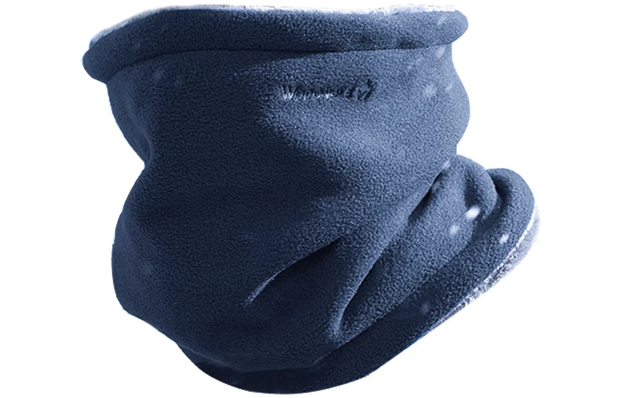 优幽兰 时尚百搭纯色冬季防风休闲简约户外骑车摩托车加绒加厚保暖面罩护颈套头防寒脖套 围脖 男女同款情侣款