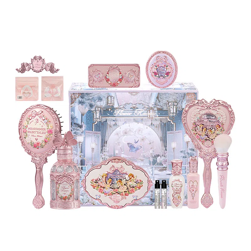 花知晓 仲夏夜 流萤蝴蝶云肩礼盒彩妆套装 易上色自然服帖