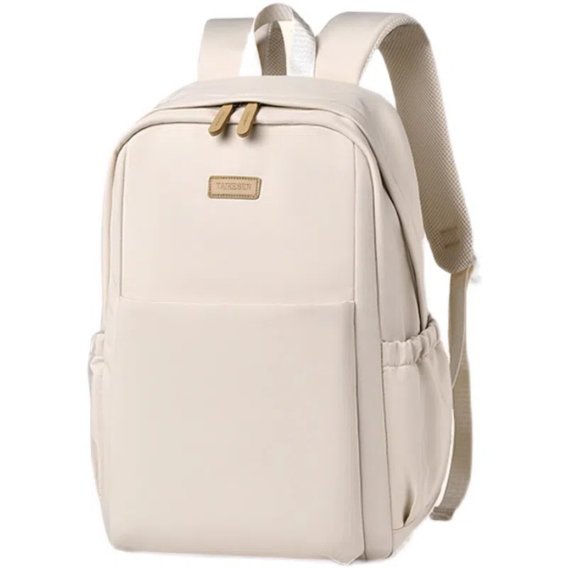 泰克森 时尚百搭休闲拉链开合 耐磨面料 双肩包 男女同款情侣款 多色