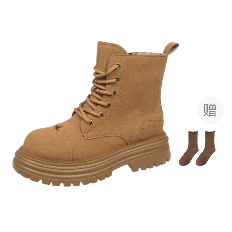 小鹿米利 牛反绒 时尚 短靴 女款