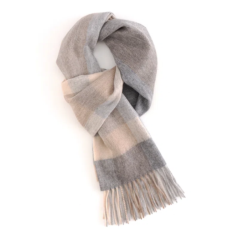 上海故事 秋冬款高品质山羊绒细腻紧密保暖百搭多色选择礼盒包装 绒线围巾 女款