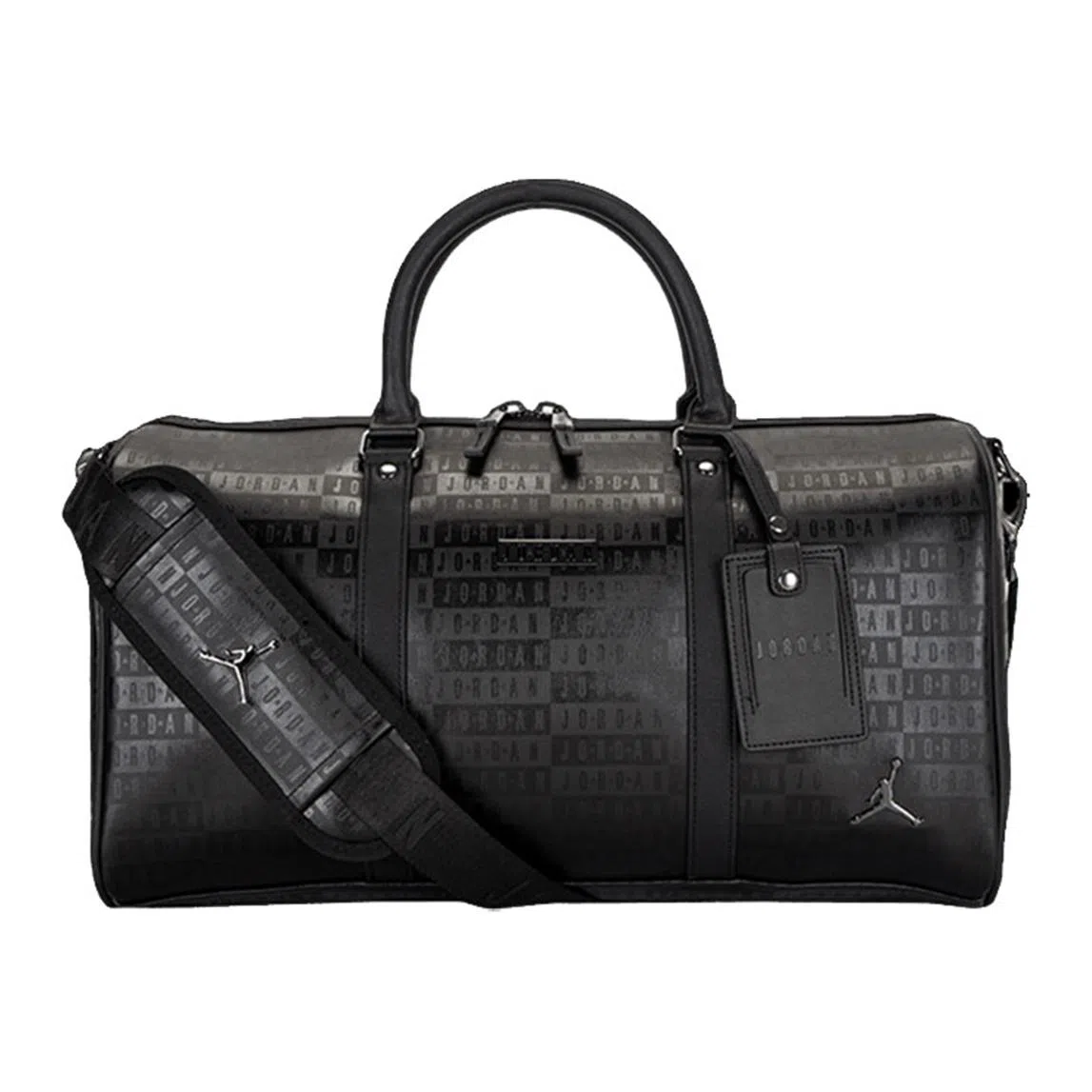 Jordan Large Capacity Leather Sports Bag Black