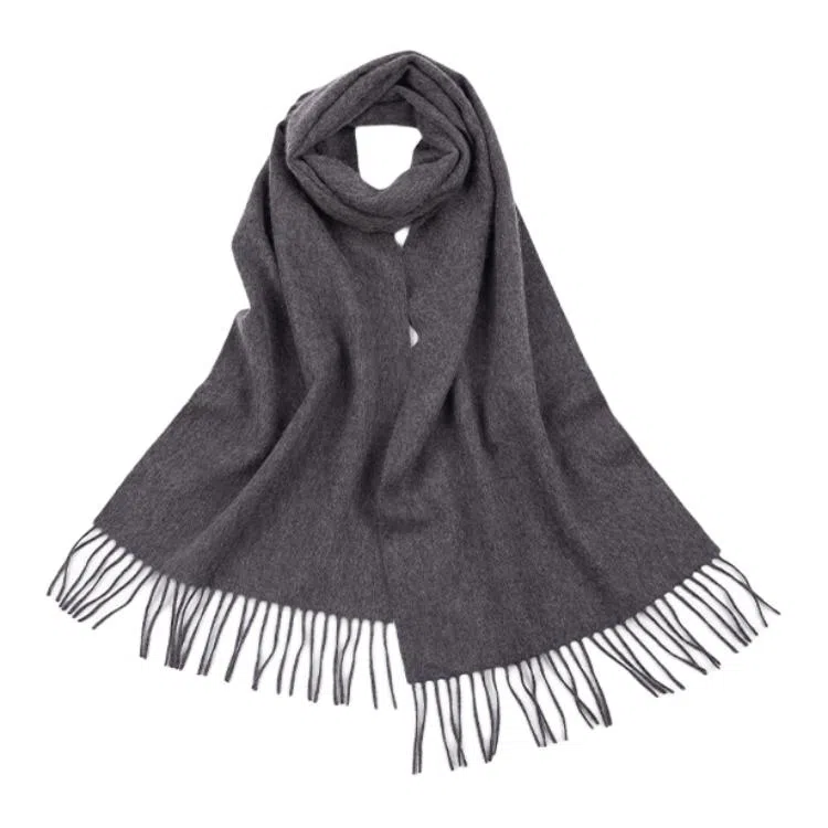 恒源祥 纯色加厚保暖 山羊绒 绒线围巾 女款