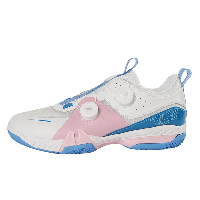 威臣 舒适百搭时尚 减震耐磨透气 低帮 羽毛球鞋 男女同款 白粉蓝