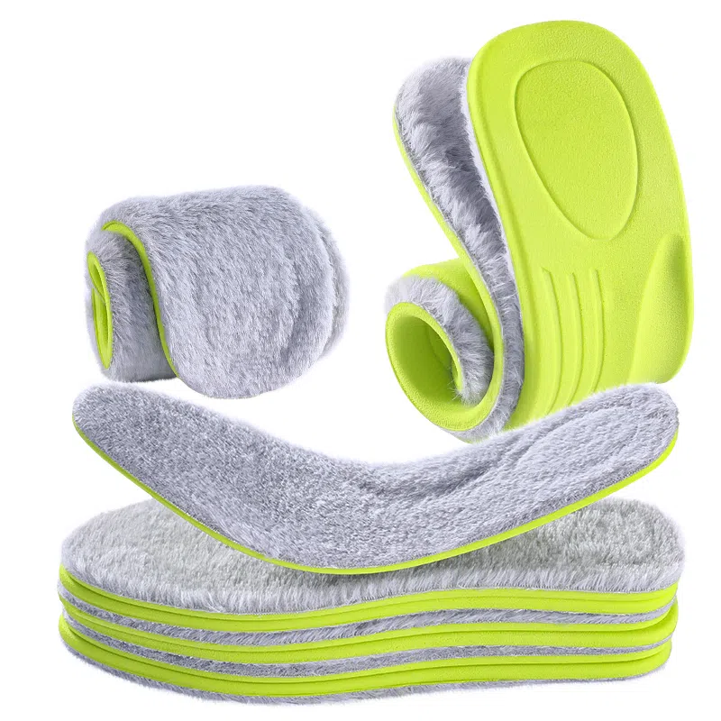 邦尼世家 冬季加绒保暖软底 防滑防臭透气 减震舒适 加厚毛绒 鞋垫 男女同款情侣款