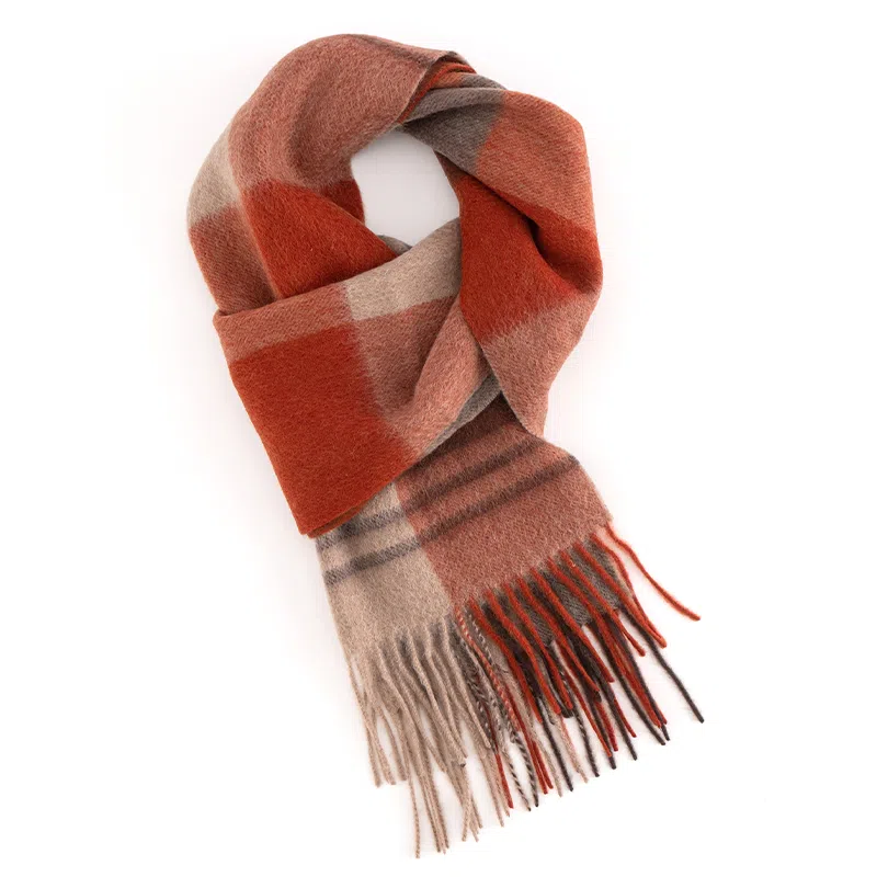 上海故事 秋冬款高品质山羊绒细腻紧密保暖百搭多色选择礼盒包装 绒线围巾 女款