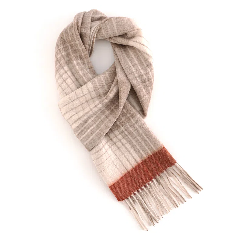 上海故事 秋冬款高品质山羊绒细腻紧密保暖百搭多色选择礼盒包装 绒线围巾 女款