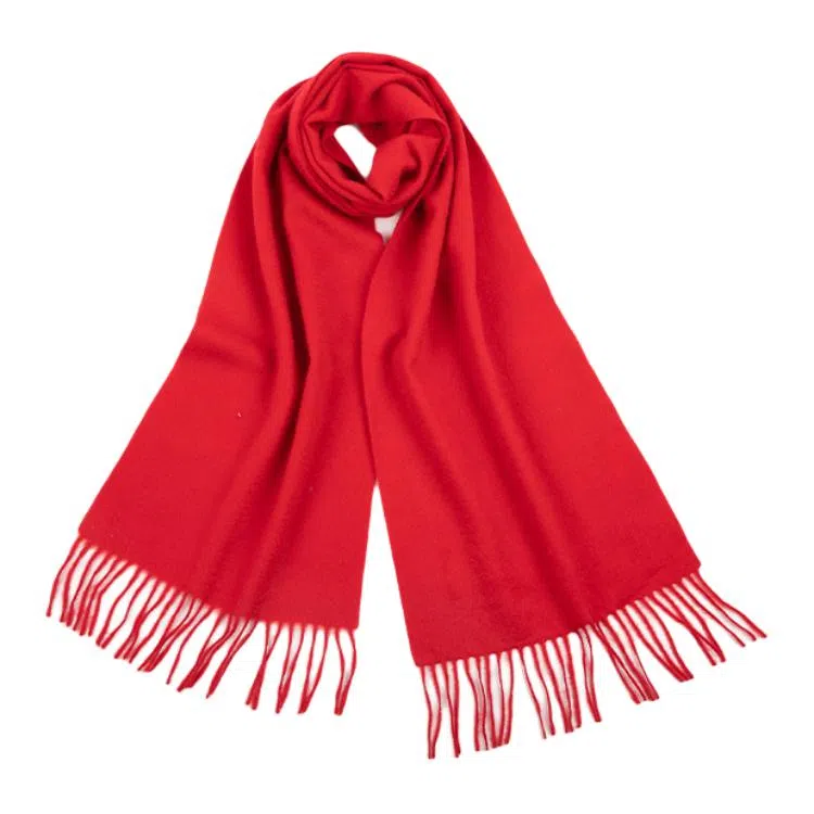 恒源祥 纯色加厚保暖 山羊绒 绒线围巾 女款