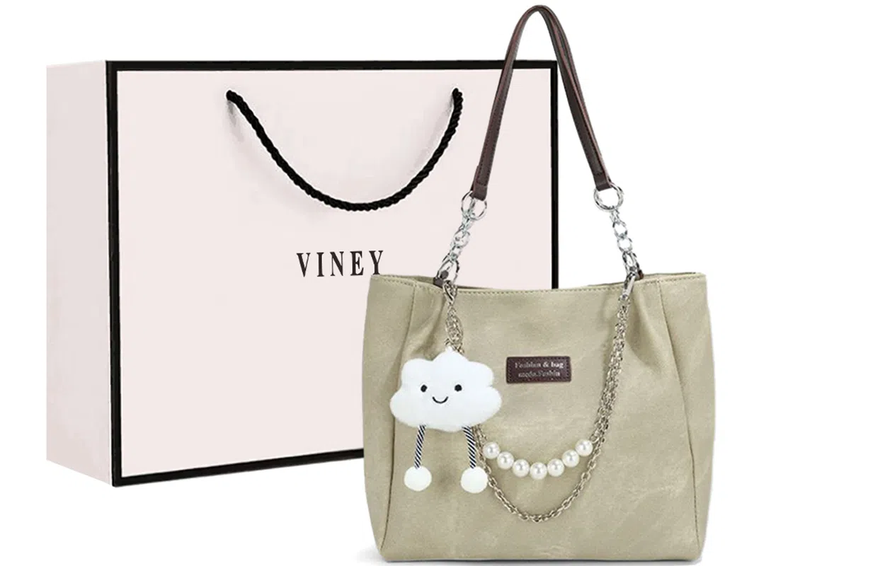 VINEY Tote Bag Blue