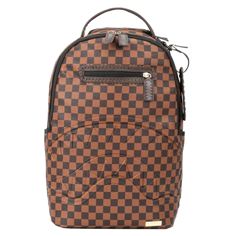Sprayground Sg Shark Logo Backpack Brown