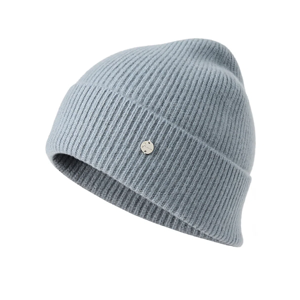 玖慕 毛线秋冬加厚保暖无缝护耳防寒针织帽 纯山羊绒 绒线帽 女款