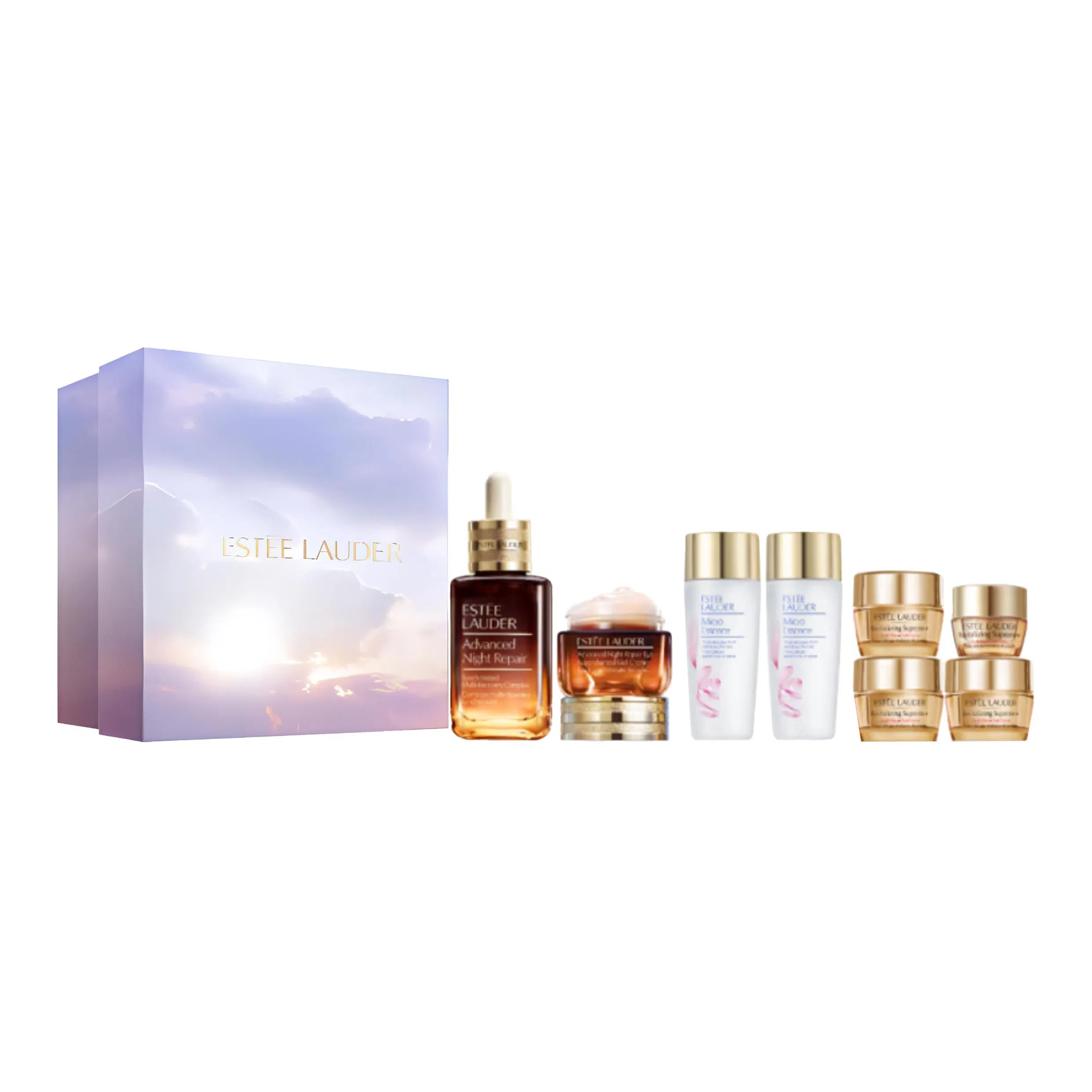 雅诗兰黛 七夕限定爱无边际精华护肤套装 保湿补水控油 第二代 八件套