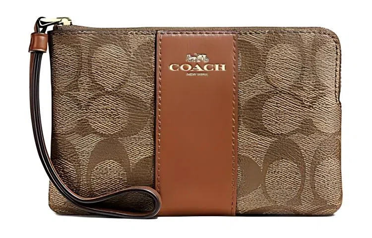 COACH Corner Zip Wristlet 16